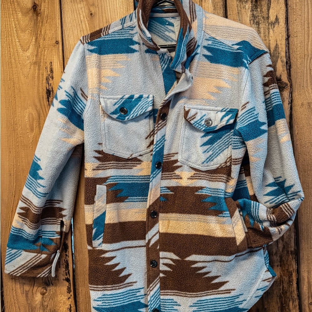 Thread & Supply Multicolor Patterned Shirt Jacket